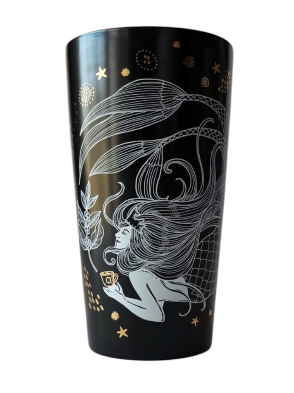 Starbucks Siren Ceramic Black Tumbler